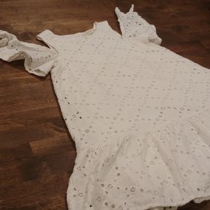 Zara Eyelet Dress Sz 7 (122)